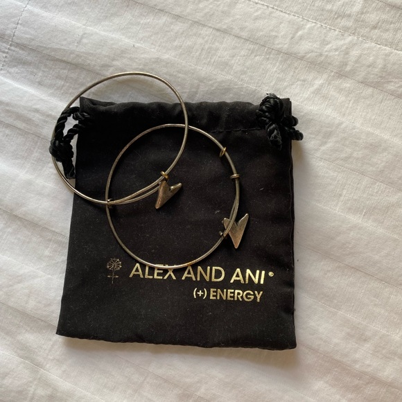 Alex and Ani Silver Shark Tooth Bracelet - Picture 11 of 11